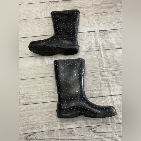 Sloggers Shoes Sloggers Black Polka Dot Rain And Garden Waterproof